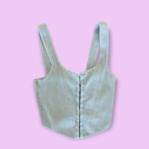 Hook-and-Eye Corset Tank
